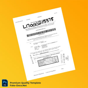 Florida Department of State Business Registration Certificate Template (Word & PDF) 2 page Florida Department of State Business Registration Certificate Template (Word & PDF) 2 page