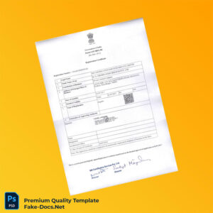 GST Registration Certificate Template (Word & PDF) 6 page GST Registration Certificate Template (Word & PDF) 6 page