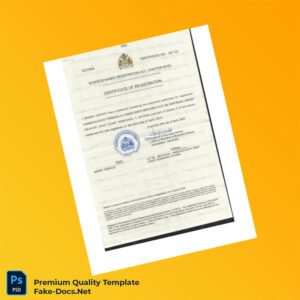 Guyana Registrar of Business Names Certificate of Registration Template (Word & PDF) 2 page Guyana Registrar of Business Names Certificate of Registration Template (Word & PDF) 2 page