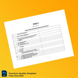 Hotel Registration Form Editable Registration Certificate Template (Word & PDF) 4 page Hotel Registration Form Editable Registration Certificate Template (Word & PDF) 4 page