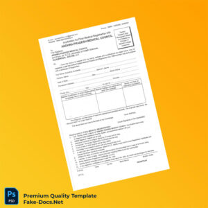 India Andhra Pradesh Medical Council Application Form for Final Registration Template (Word & PDF) 2 page India Andhra Pradesh Medical Council Application Form for Final Registration Template (Word & PDF) 2 page