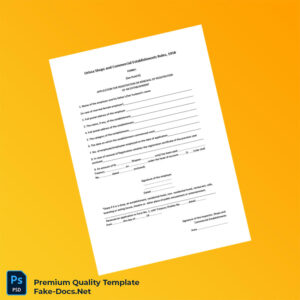 India Application for Registration or Renewal of Registration of Establishment Template (Word & PDF) India Application for Registration or Renewal of Registration of Establishment Template (Word & PDF)