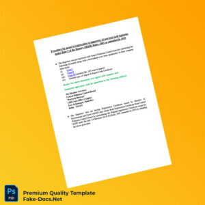 India Central Pollution Control Board Registration Certificate Template (Word & PDF) India Central Pollution Control Board Registration Certificate Template (Word & PDF)