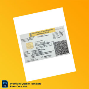 India Certificate of Registration Editable Template (Word & PDF) 2 page India Certificate of Registration Editable Template (Word & PDF) 2 page