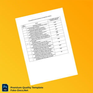 India Cosmetics Licensing Fees Registration Certificate Template (Word & PDF) 2 page India Cosmetics Licensing Fees Registration Certificate Template (Word & PDF) 2 page