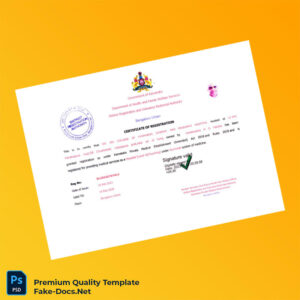India District Registration Authority Editable Hospital Registration Certificate Template (Word & PDF) India District Registration Authority Editable Hospital Registration Certificate Template (Word & PDF)
