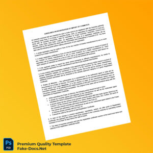 India Drugs Controller General of India Editable Cosmetic Import Registration Guide Template (Word & PDF) 4 page India Drugs Controller General of India Editable Cosmetic Import Registration Guide Template (Word & PDF) 4 page