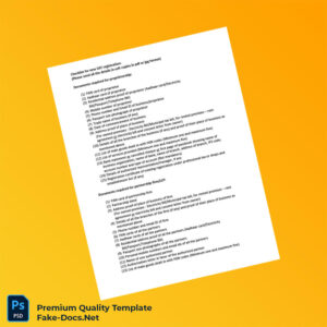 India GST Registration Checklist Template (Word & PDF) 4 page India GST Registration Checklist Template (Word & PDF) 4 page