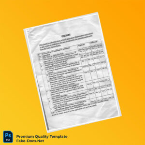 India Government Permanent Registration Checklist Template (Word & PDF) 2 page India Government Permanent Registration Checklist Template (Word & PDF) 2 page