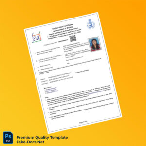 India Government of Odisha Registration Certificate Template (Word & PDF) 4 page India Government of Odisha Registration Certificate Template (Word & PDF) 4 page