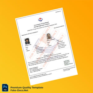 India Government of Uttarakhand Marriage Registration Certificate Template (Word & PDF) India Government of Uttarakhand Marriage Registration Certificate Template (Word & PDF)