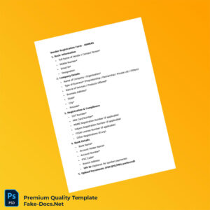 India HIMRAS Vendor Registration Certificate Template (Word & PDF) 2 page India HIMRAS Vendor Registration Certificate Template (Word & PDF) 2 page