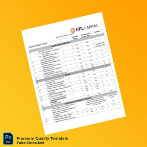 India IIFL Capital Registration Certificate Template (Word & PDF) 2 page India IIFL Capital Registration Certificate Template (Word & PDF) 2 page