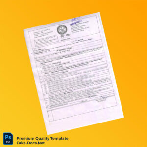 India IRDE Registration Certificate Template (Word & PDF) India IRDE Registration Certificate Template (Word & PDF)