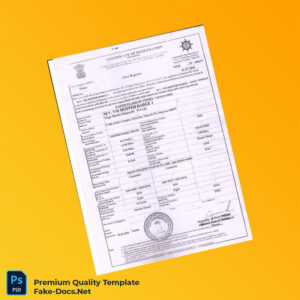 India Maharashtra Maritime Board Registration Certificate Template (Word & PDF) India Maharashtra Maritime Board Registration Certificate Template (Word & PDF)