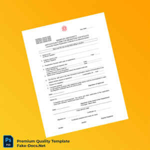 India Manipur University Migration Certificate Application Form Template (Word & PDF) 2 page India Manipur University Migration Certificate Application Form Template (Word & PDF) 2 page