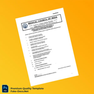 India Medical Council Certificate of Good Standing Template (Word & PDF) 5 page India Medical Council Certificate of Good Standing Template (Word & PDF) 5 page