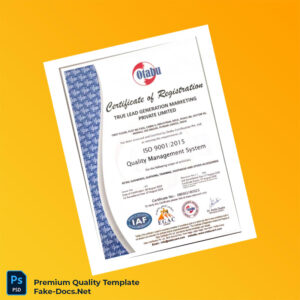 India Otabu Certificate of Registration Template (Word & PDF) India Otabu Certificate of Registration Template (Word & PDF)