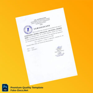 India Papum Pare District Editable Trust Registration Certificate Template (Word & PDF) India Papum Pare District Editable Trust Registration Certificate Template (Word & PDF)