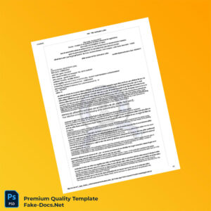 India RNI Registration Certificate Template (Word & PDF) 2 page India RNI Registration Certificate Template (Word & PDF) 2 page