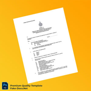 India Registering Authority Dealer s Certificate of Registration Template (Word & PDF) 2 page India Registering Authority Dealer s Certificate of Registration Template (Word & PDF) 2 page