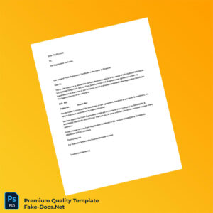 India Registration Authority Fresh Registration Certificate Template (Word & PDF) 2 page India Registration Authority Fresh Registration Certificate Template (Word & PDF) 2 page