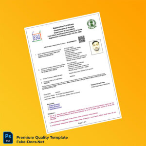India Registration Certificate Editable Amendment Certificate Template (Word & PDF) 5 page India Registration Certificate Editable Amendment Certificate Template (Word & PDF) 5 page