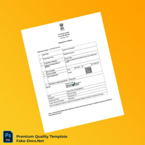 India State Tax Authority GST Registration Certificate Template (Word & PDF) 3 page India State Tax Authority GST Registration Certificate Template (Word & PDF) 3 page