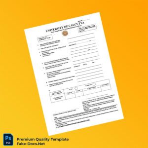 India University of Calcutta Migration Certificate Application Form Template (Word & PDF) 2 page India University of Calcutta Migration Certificate Application Form Template (Word & PDF) 2 page