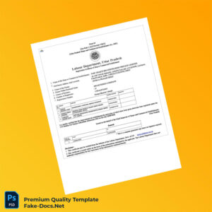 India Uttar Pradesh Shops and Commercial Establishment Act Registration Certificate Template (Word & PDF) India Uttar Pradesh Shops and Commercial Establishment Act Registration Certificate Template (Word & PDF)