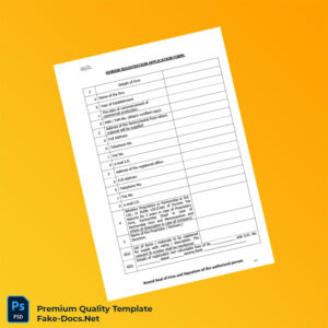 India Vendor Registration Application Form Template (Word & PDF) 4 page India Vendor Registration Application Form Template (Word & PDF) 4 page