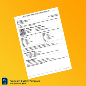 India West Bengal Medical Council Final Registration Certificate Template (Word & PDF) India West Bengal Medical Council Final Registration Certificate Template (Word & PDF)