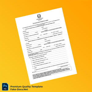 Italy Italian Embassy Legalization Request Form Template (Word & PDF) 2 page Italy Italian Embassy Legalization Request Form Template (Word & PDF) 2 page