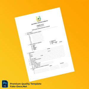 Kenya Agriculture and Food Authority Business Registration Certificate Template (Word & PDF) 3 page Kenya Agriculture and Food Authority Business Registration Certificate Template (Word & PDF) 3 page