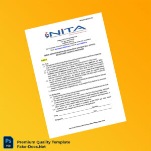Kenya National Industrial Training Authority Application Form for Registration and Renewal of Nita Registered Template in Word a 4 page Kenya National Industrial Training Authority Application Form for Registration and Renewal of Nita Registered Template in Word a 4 page