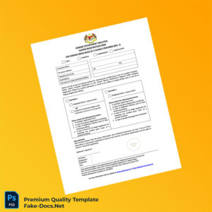 Malaysia Marine Department Shipper Registration Form Template (Word & PDF) Malaysia Marine Department Shipper Registration Form Template (Word & PDF)