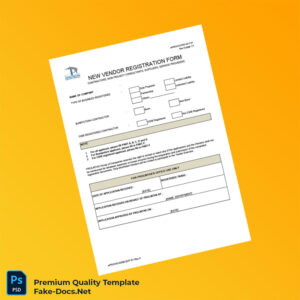Malaysia ProLintas Vendor Registration Form Template (Word & PDF) 7 page Malaysia ProLintas Vendor Registration Form Template (Word & PDF) 7 page
