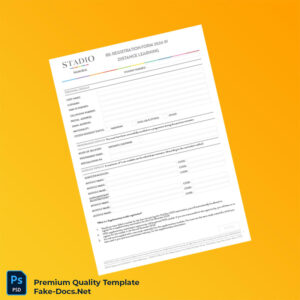 Namibia STADIO Re-Registration Form for Distance Learning Students Template (Word & PDF) 2 page Namibia STADIO Re-Registration Form for Distance Learning Students Template (Word & PDF) 2 page