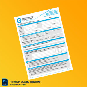 New Zealand Electrical Workers Registration Board Registration Certificate Application Form in Word and PDF formats 2 page New Zealand Electrical Workers Registration Board Registration Certificate Application Form in Word and PDF formats 2 page