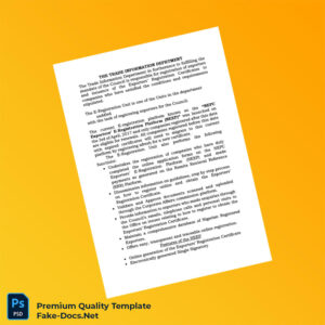 Nigeria NEPC Exporters Registration Certificate Template (Word & PDF) 4 page Nigeria NEPC Exporters Registration Certificate Template (Word & PDF) 4 page