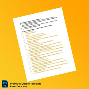 Pakistan Federal Seed Certification and Registration Department Seed Company Registration Certificate Template in Word and PDF f 2 page Pakistan Federal Seed Certification and Registration Department Seed Company Registration Certificate Template in Word and PDF f 2 page