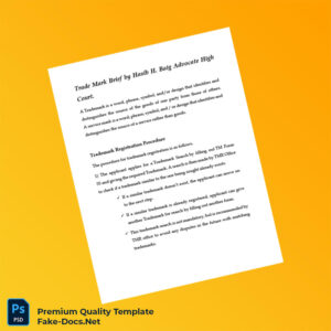 Pakistan Intellectual Property Organization Trademark Registration Certificate Template (Word & PDF) 5 page Pakistan Intellectual Property Organization Trademark Registration Certificate Template (Word & PDF) 5 page