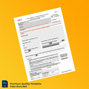 Pakistan NIFT Digital Certificate Request Form Template (Word & PDF) 4 page Pakistan NIFT Digital Certificate Request Form Template (Word & PDF) 4 page