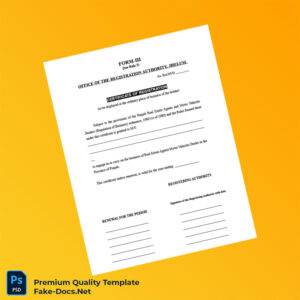 Pakistan Registration Authority Certificate of Registration Template (Word & PDF) Pakistan Registration Authority Certificate of Registration Template (Word & PDF)