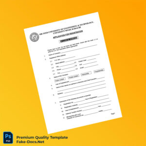 Pakistan Sir Syed University of Engineering Technology Supplier Registration Form Template (Word & PDF) 3 page Pakistan Sir Syed University of Engineering Technology Supplier Registration Form Template (Word & PDF) 3 page