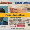 Arizona driver license Psd Template