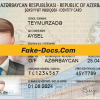 Azerbaijan ID Card Psd Template front