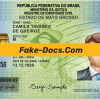 Brazil ID Card Psd Template front
