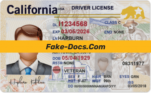 California driver license Psd Template New