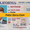 California driver license Psd Template